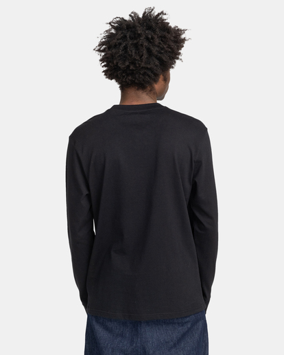 5 Blazin 2022 - Organic Long Sleeve T-Shirt for Men Black F1LSE6ELF2 Element