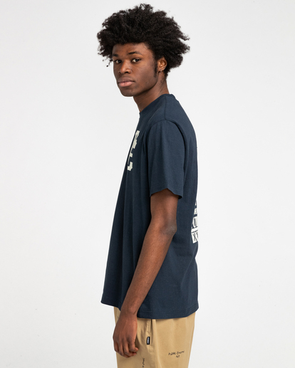 3 Public Enemy x Element Power - T-shirt Gris F1SSJ4ELF2 Element