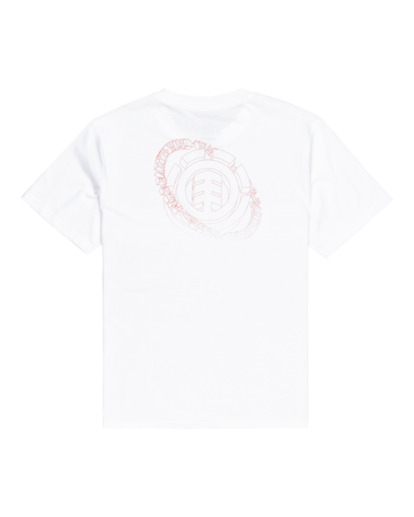 1 Dome - Camiseta Orgánica para Hombre Blanco F1SSK1ELF2 Element