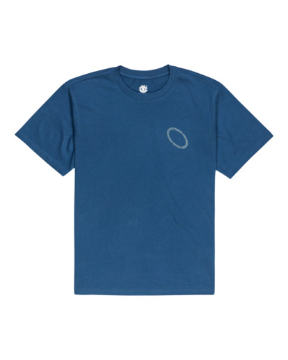 0 Dome - Bio-T-Shirt für Männer Blau F1SSK1ELF2 Element