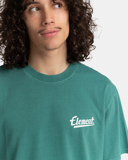 3 Script Chest - Camiseta para Hombre Verde F1SSK3ELF2 Element