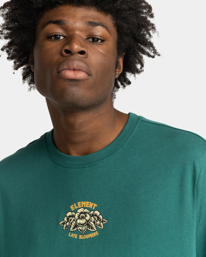 3 Element x Timber! Rider - Organic T-Shirt Green F1SSN8ELF2 Element