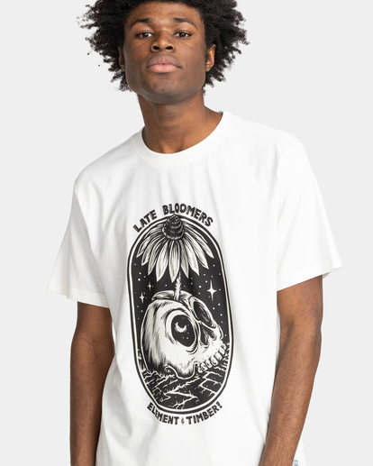 3 Element x Timber! Theory - Organic T-Shirt White F1SSN9ELF2 Element