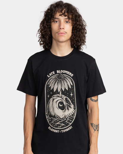 3 Element x Timber! Theory - Organic T-Shirt Black F1SSN9ELF2 Element