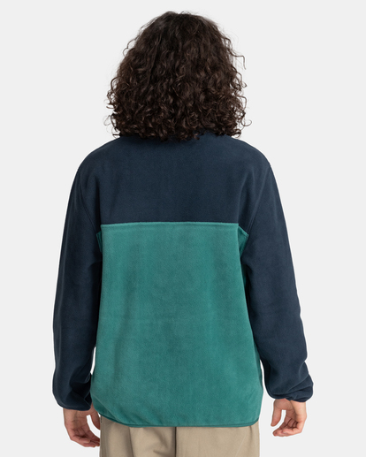 6 Wolfeboro Abenaki Po - Fleece mit Colour Blocking für Männer Blau F1WAB5ELF2 Element