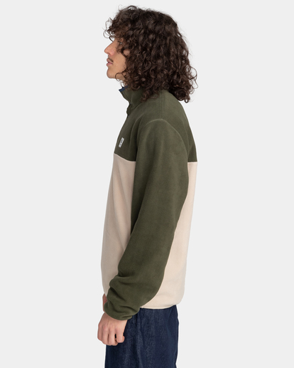 3 Wolfeboro Abenaki Po - Colourblock Fleece for Men Green F1WAB5ELF2 Element