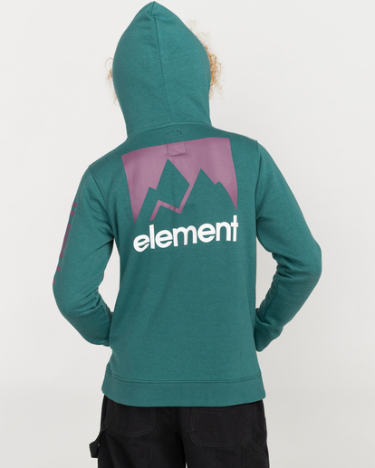 6 Joint 2.0 - Sweat à capuche pour Garçon Vert F2HOB6ELF2 Element