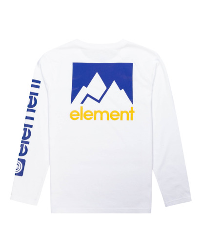 1 Joint 2.0 - T-shirt manches longues en matière biologique pour Garçon Blanc F2LSB5ELF2 Element