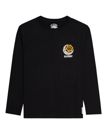 0 Element x Timber! Prowl - Organic Long Sleeve T-Shirt for Kids Black F2LSB6ELF2 Element