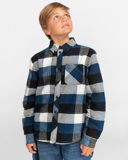 5 Philip - Long Sleeve Flannel Shirt for Boys  F2SHA2ELF2 Element