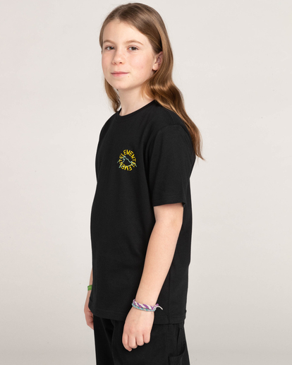 3 Glacier - Organic T-Shirt for Boys Black F2SSE2ELF2 Element