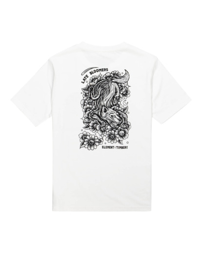 1 Element x Timber! Prowl 2022 - T-shirt en matière biologique pour Enfant Blanc F2SSE9ELF2 Element