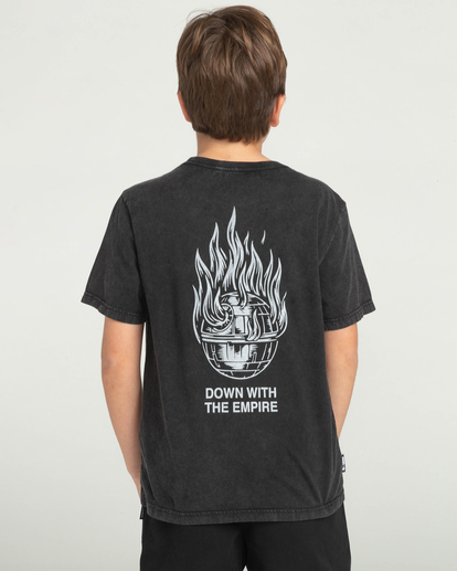 5 STAR WARS™ x Element Deathstar 2022 - T-shirt en matière biologique pour Enfant Noir F2SSF3ELF2 Element