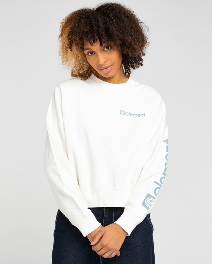 3 Joint 2.0 - Sweat pour Femme Blanc F3CRA9ELF2 Element