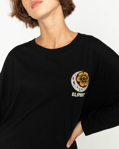 4 Element x Timber! Prowl 2022 - T-shirt manches longues cropped Noir F3LSC8ELF2 Element