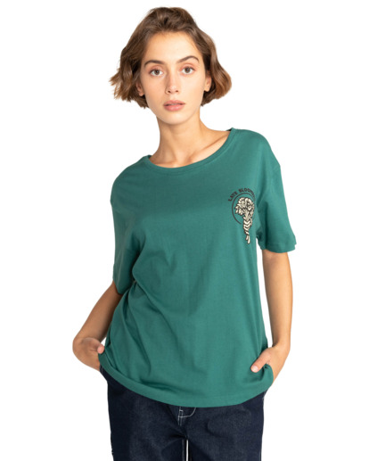 2 Element x Timber! Bouquet - Organic T-Shirt Green F3SSD1ELF2 Element