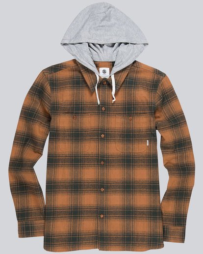 0 Miller Hood Ls - Shirt for Men  L1SHB9ELF8 Element