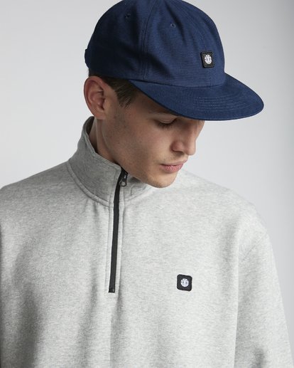 3 92 Track - 1/4 Zip Sweatshirt for Men Gray S1CRA2ELP0 Element