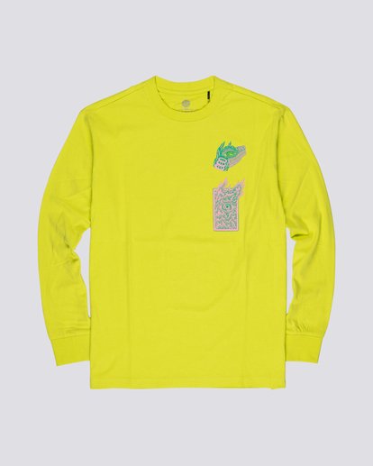 0 Tetsunori Tawaraka Space Typhoon - Long Sleeve T-Shirt for Men Yellow S1LSB4ELP0 Element