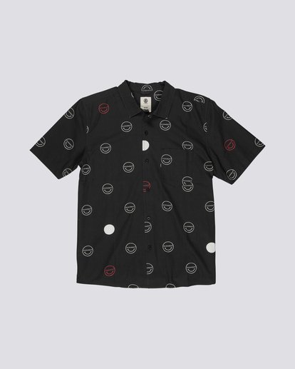 0 Polka Smile - Camisa de manga morta para Hombre  S1SHA3ELP0 Element