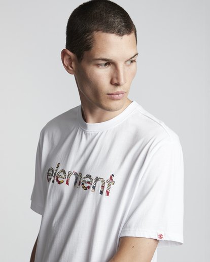 3 Origins - Short Sleeve T-Shirt for Men White S1SSB1ELP0 Element