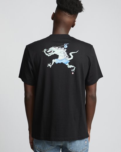 2 Tuckwei - Organic Cotton Short Sleeve T-Shirt for Men Black S1SSF1ELP0 Element