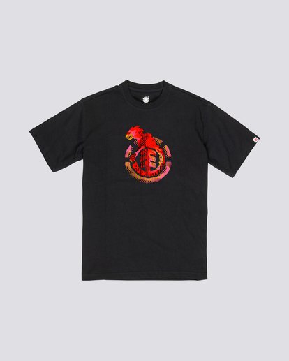 0 Wbyc - Camiseta de manga corta de algodón orgánico para Hombre Negro S1SSF9ELP0 Element