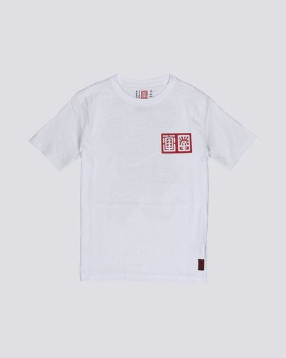 0 Tradition - Camiseta de manga corta de algodón orgánico para Niño Blanco S2SSC7ELP0 Element