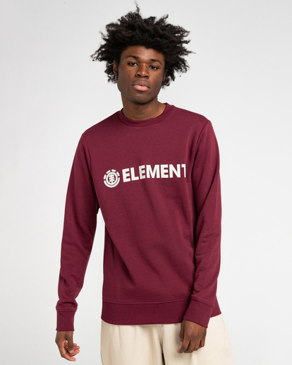 1 Blazin - Sweat pour Homme Rouge U1CRA1ELF0 Element