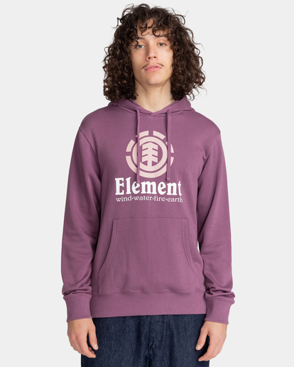 2 Vertical - Sweat à capuche pour Homme Violet U1HOB3ELF0 Element