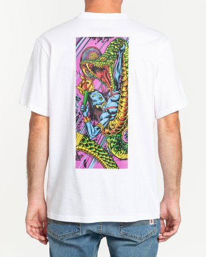 2 L'Amour Supreme Hathor Snake - Camiseta para Hombre Blanco U1SSK1ELF0 Element