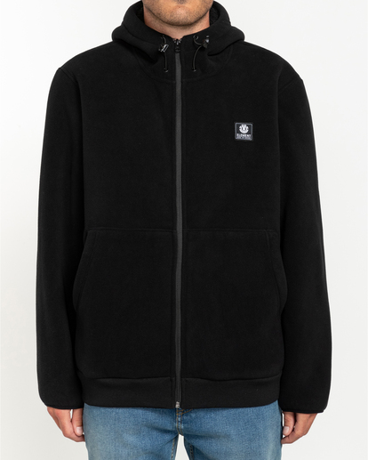 1 Wolfeboro Greenland - Polaire à capuche zippéepour Homme Noir U1WAA8ELF0 Element