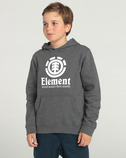 2 Vertical - Sweat à capuche pour Garçon Noir U2HOA6ELF0 Element