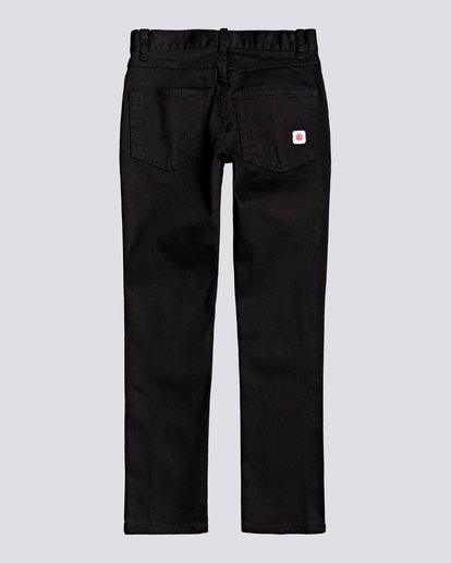 1 E01 Color Twill - Slim Fit Jeans for Boys Black U2PNA3ELF0 Element