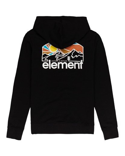 1 Sunnett - Sweat à capuche pour Homme Noir W1HOC5ELP1 Element