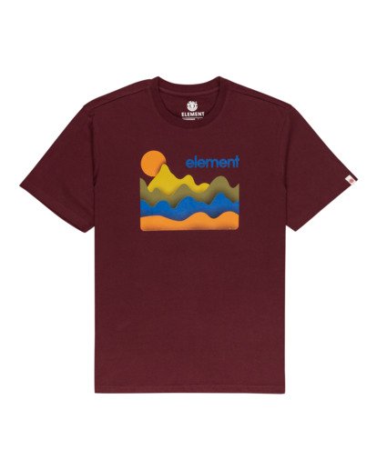 0 Baskin - T-Shirt for Men Red W1SSL4ELP1 Element