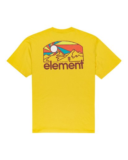1 Sunnet - T-Shirt for Men Yellow W1SSL5ELP1 Element