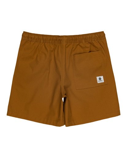 1 Manual Twill 17" - Elasticated Shorts for Men Gray W1WKC4ELP1 Element