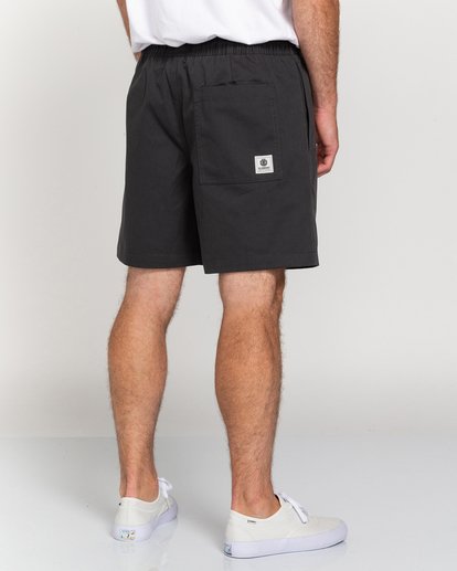 3 Manual Twill 17" - Elasticated Shorts for Men Black W1WKC4ELP1 Element