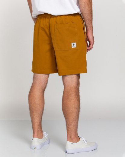 4 Manual Twill 17" - Elasticated Shorts for Men Gray W1WKC4ELP1 Element