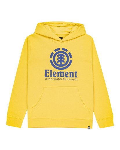0 Vertical - Sweat à capuche pour Garçon Jaune W2HOA6ELP1 Element