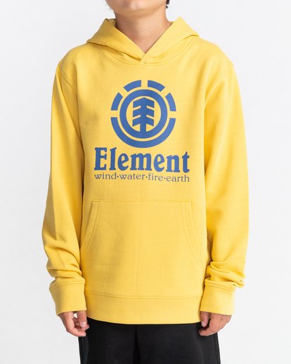 1 Vertical - Sweat à capuche pour Garçon Jaune W2HOA6ELP1 Element