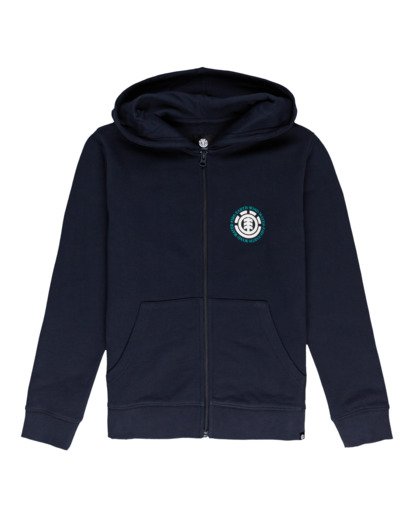 0 Seal - Zip-Up Hoodie for Boys Blue W2ZHB3ELP1 Element