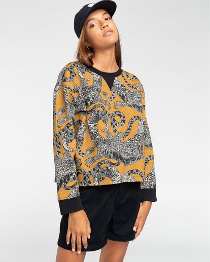 1 Uma - Sweatshirt for Women Yellow W3CRA2ELP1 Element