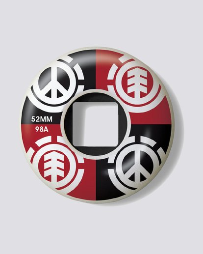 1 PEACE LOGO 52MM Multicolor WHLGSPCE Element