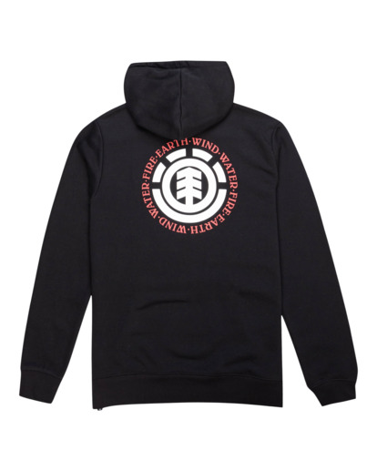 1 Seal - Sudadera con Capucha para Hombre Negro Z1HOD2ELF1 Element