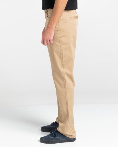 3 Sawyer - Pantaloni Chino voor Uomo Grigio Z1PTC4ELF1 Element