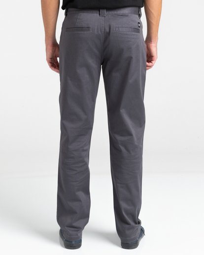 5 Sawyer - Pantaloni Chino voor Uomo Black Z1PTC4ELF1 Element