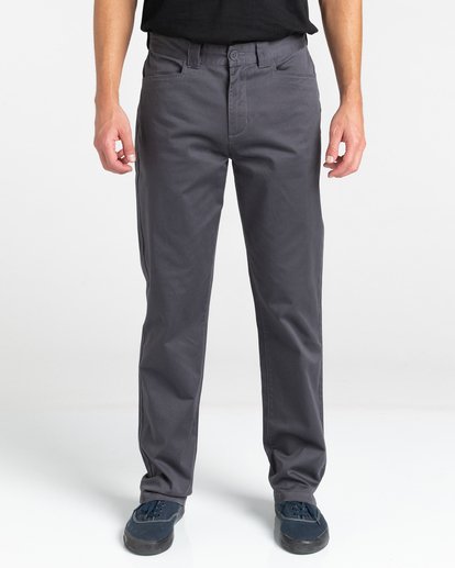 2 Sawyer - Pantaloni Chino voor Uomo Black Z1PTC4ELF1 Element