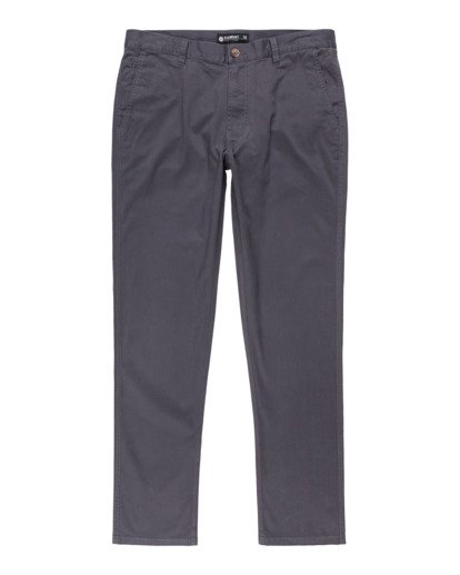 0 Howland Classic - Pantaloni Chino voor Uomo Black Z1PTC5ELF1 Element